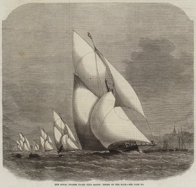 La carrera del Royal Thames Yacht Club, final de la carrera de Edwin Weedon